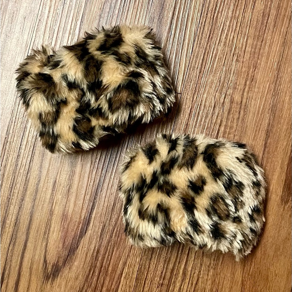 Leopard Print Wristbands/Wrist Cuffs